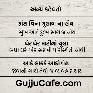 કહેવતો અને તેના અર્થ